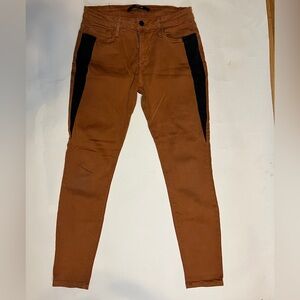 Joe’s tan Pants with Black Accents